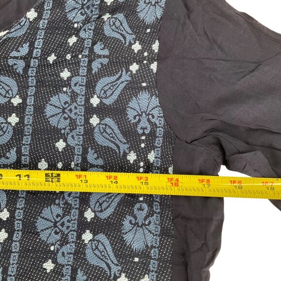 W Womens Navy Kurta Dress Size 10 100% Viscose Indian Ethnic Wear - Picture 8 of 9